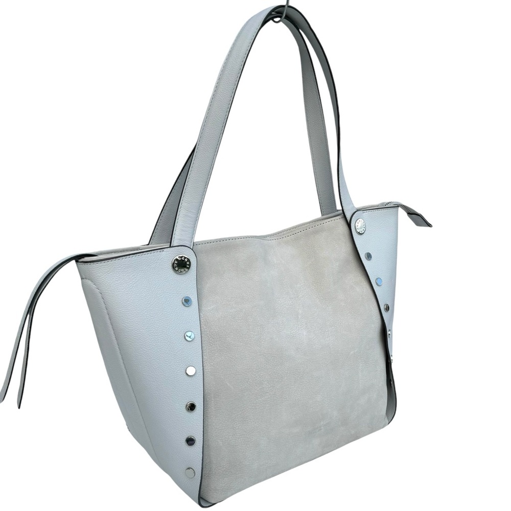Henri Bendel Cooper Shoulder Bag Nubuck Leather Tote - Picture 4 of 17
